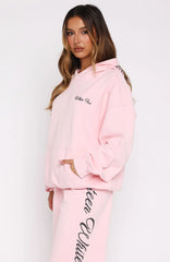 Lucky Thirteen Shaya Oversized Hoodie Soft Pink