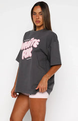 Daydreamers Angelina Oversized Tee Volcanic