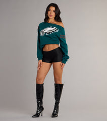 Ultra Game NFL Philadelphia Eagles Pull-Over Top