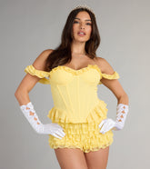 Enchanted Beauty Off-The-Shoulder Corset Top