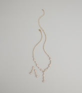 Dazzling Elegance Necklace And Earrings Set