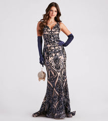 Sleek Fit Long Satin Gloves