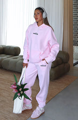 With Love In The Moment Sweatpants Pink
