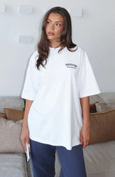 Can't Miss It Oversized Tee White