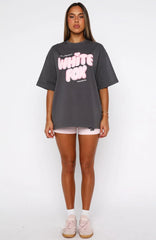 Daydreamers Angelina Oversized Tee Volcanic