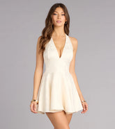 Effortlessly Lovely Jacquard Skater Dress