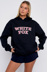 Took The Fall Oversized Hoodie Navy