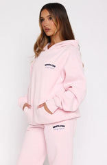 Lucky Thirteen Cheyenne Oversized Hoodie Soft Pink