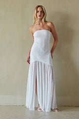 Ariana Strapless Lace Maxi Dress