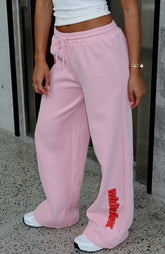 Ready To Go Wide Leg Sweatpants Pink