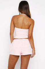 Test Drive Halter Top Icy Pink