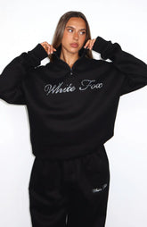 Make It Or Break It Quarter Zip Sweater Black