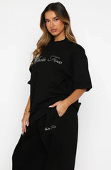Make It Or Break It Oversized Tee Black