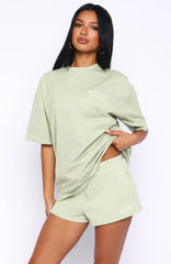 Can't Miss It Lounge Shorts Sage