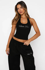 Make It Or Break It Halter Top Black