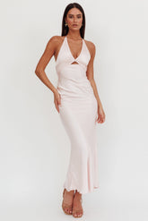Jassinta Keyhole Bust Maxi Dress Pink