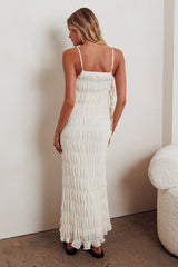 One To Watch Side Tie Maxi Dress Oat