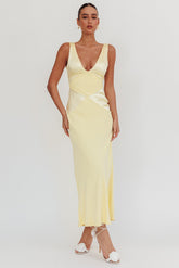 Soul Fire V-Neck Maxi Dress Butter