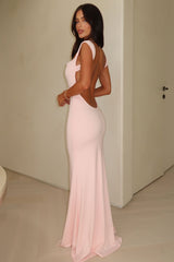 Elai Open Back Maxi Dress - Pink