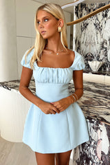 Arlette Mini Dress - Blue