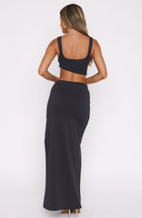 It Feels Wrong Maxi Dress Steel