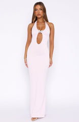 Never Be Friends Maxi Dress Baby Pink