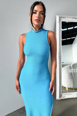 Iscar Maxi Dress - Blue