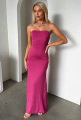 Lahara Maxi Dress - Burgundy