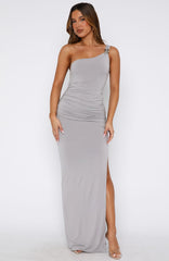 She's A Boss Maxi Dress Grey