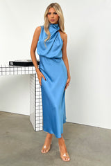 Santorini Maxi Dress - Blue