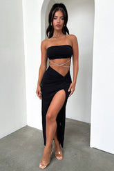 Zeilie Midi Dress - Black