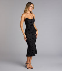 Secret Garden Backless Midi Dress