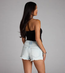 Rhinestone No Photos Please Tube Top