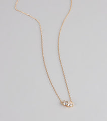 Sweet Spark Dainty Heart Necklace