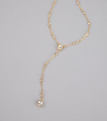 Dainty Glow Rhinestone Necklace