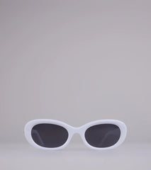 Chic Happens Oval Sunglasses