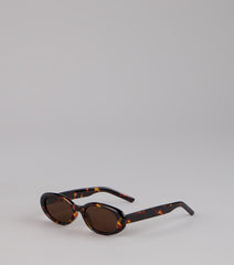 Cool Shade Tortoise Oval Sunglasses