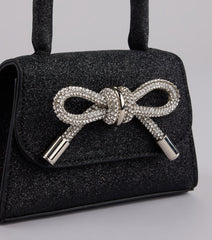 Tie It Together Glitter Mini Bag