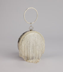 Spotlight Moment Rhinestone Sphere Bag