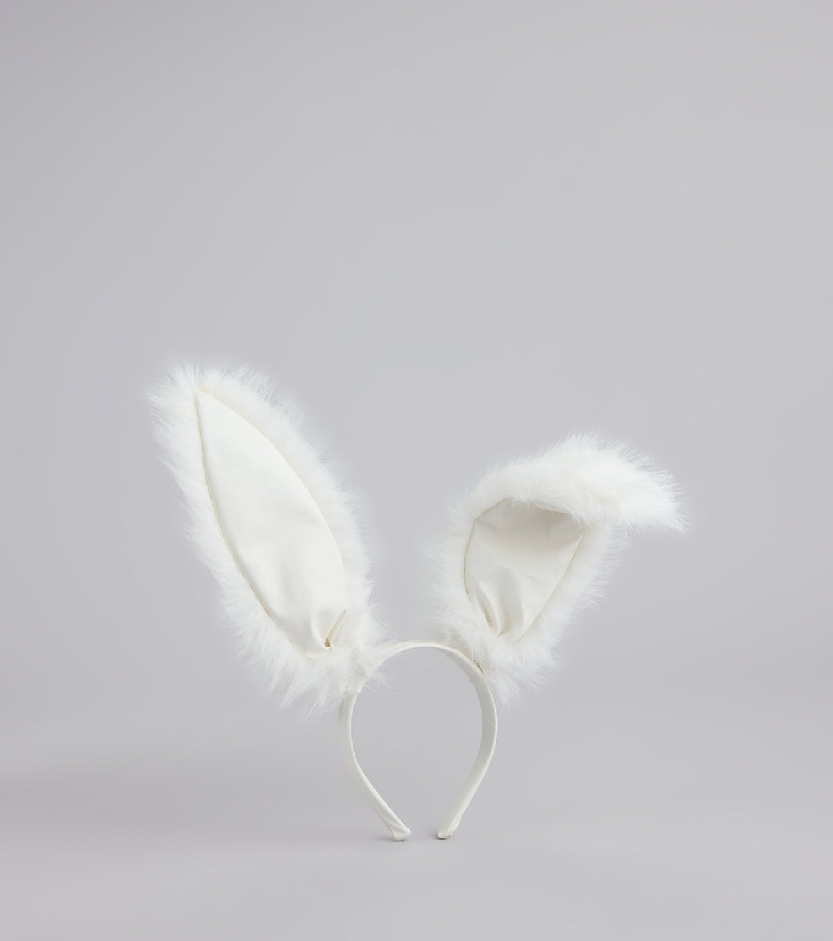 Flirty Fuzzy Faux Fur Bunny Ears Headband