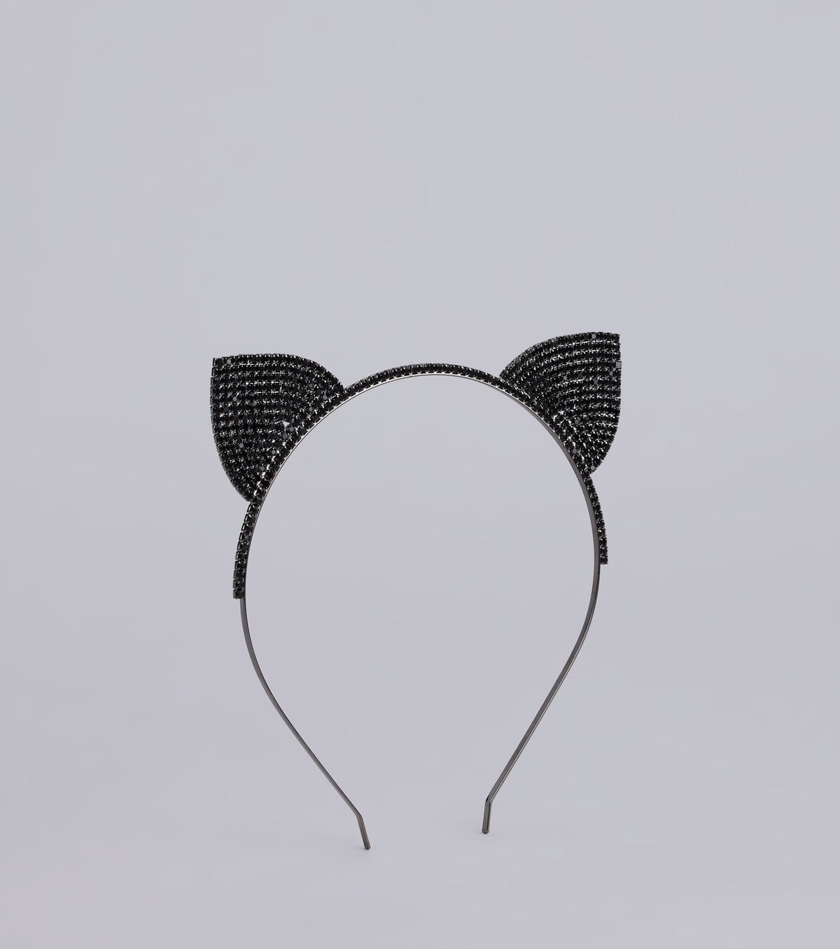 Purrfectly Glam Rhinestone Cat Ears Headband