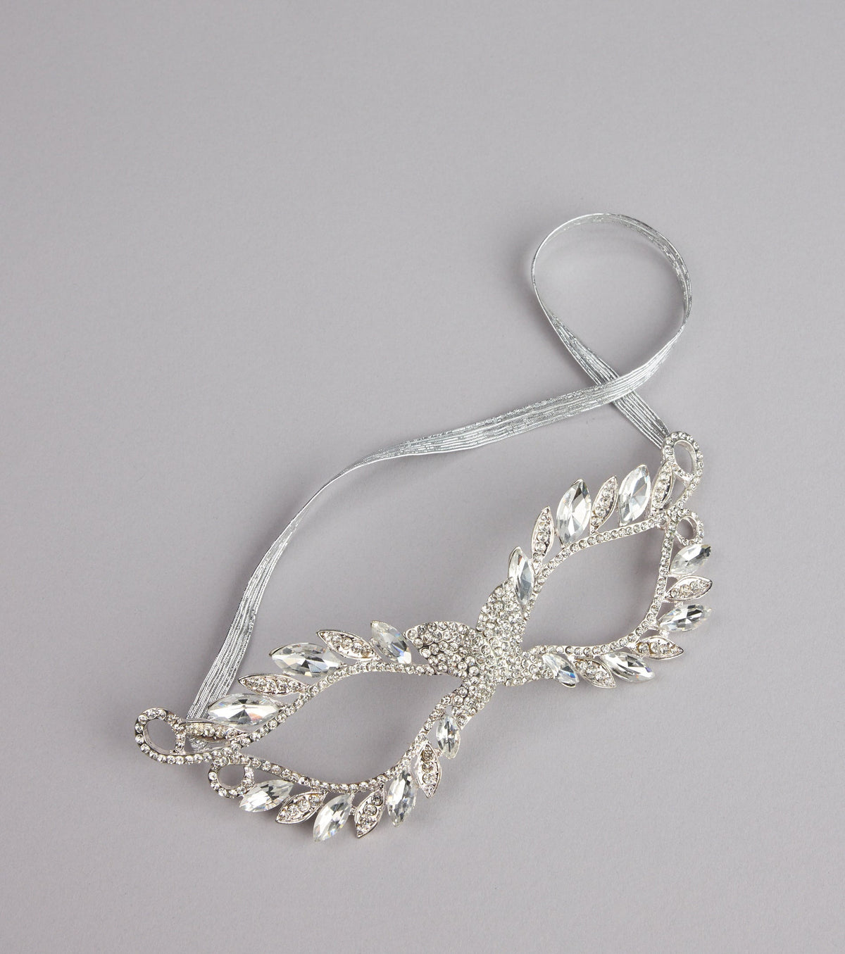 Midnight Sparkle Rhinestone Masquerade Mask