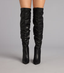 Season’s Sleek Thigh-High Stiletto Boots