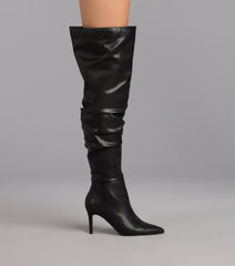 Season’s Sleek Thigh-High Stiletto Boots