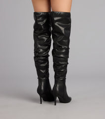 Season’s Sleek Thigh-High Stiletto Boots