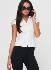 Arianwyn Short Sleeve Shirt White