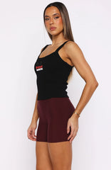 Club 14 Taylah Singlet Top Black