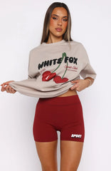 Club 14 Peyton Bike Shorts Burgundy