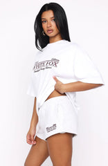 Standing My Ground Lounge Shorts Grey Marle