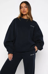 Test Drive Oversized Sweater Dark Navy